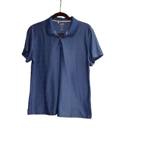 Adidas Climacool Golf Polo Shirt Blue Womens Size‎ XL Pre-Owned - Picture 13 of 13